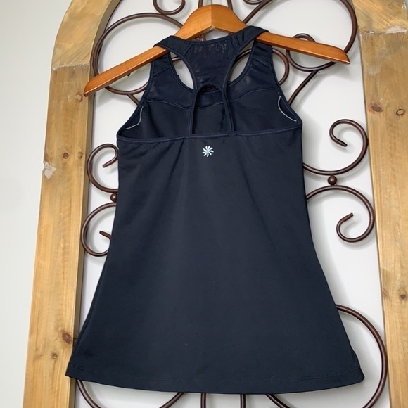 Athleta Spiral Support Racerback Tank with Mesh Detailing - Picture 4 of 7